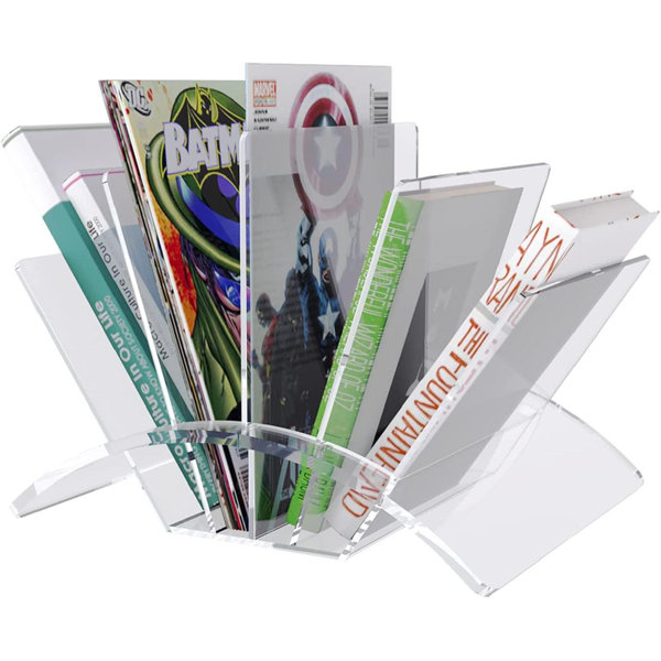 Inbox Zero Acrylic Magazine Holder, File Organizer, Office Desk